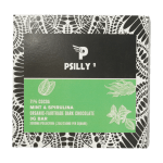 Psilly - Dark Chocolate Bar - Mint & Spirulina | Buy Magic Mushrooms Canada
