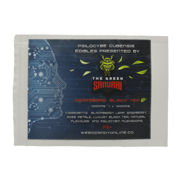 The Green Samurai - Raspberry Black Tea - 1000mg | Buy Magic Mushrooms Canada