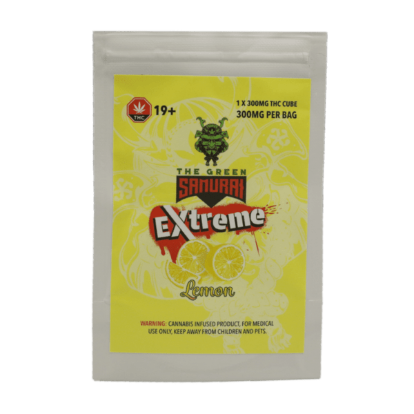 Green Samurai Extreme - Lemon Gummy 300mg THC | Buy Magic Mushrooms Canada