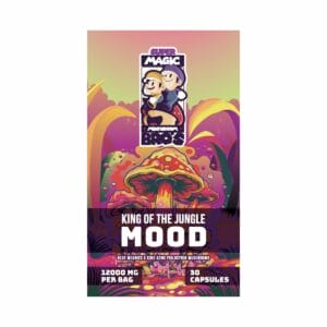 Super Magic Mushroom Bro’s - King of the Jungle MOOD - 400MG Capsules | Buy Magic Mushrooms Canada
