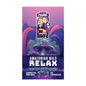 Super Magic Mushroom Bro’s - Amazonian Wild RELAX - 400MG Capsules | Buy Magic Mushrooms Canada