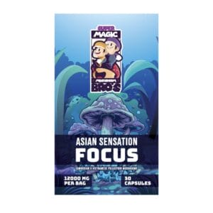 Super Magic Mushroom Bro’s - Asian Sensation FOCUS - 400MG Capsules | Buy Magic Mushrooms Canada